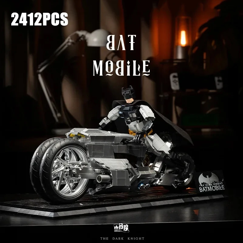 

2421pcs MOC Technical Bat moblee Building Blocks Assembling Motorcycle Bricks Model Toys for Children Boys Birthday Gift Set