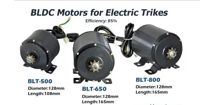 

Electric tricycle motor BLT-800 48V800W