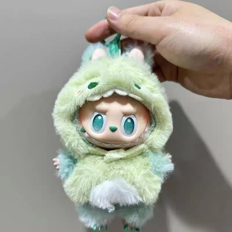 17 centimetri Labubu Vestiti Vestito Seduta Partito Labubu I II Idol I Mostri Vinile Bambola Mantello Vestito DIYOutfit Abbigliamento Cappello Accessori