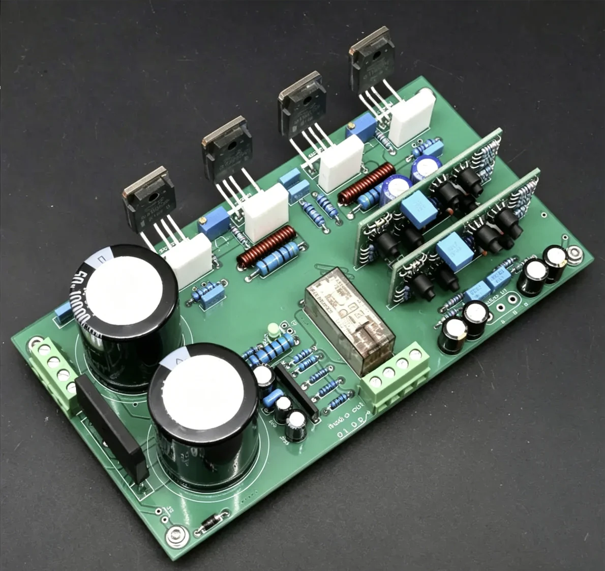 

Goldmund Clone Circuit Dual Channel 150W HiFi Rear Amplifier Board Integrated Power Protection