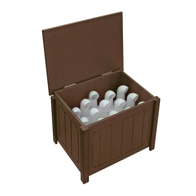 Recycled plastic pouch caddy, recycled plastic