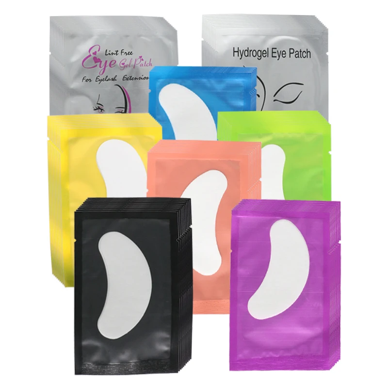 10/50/100 Pairs Wimpern Verlängerung Papier Patches Lint Feuchtigkeitsspendende Lash Erweiterung Kissen Aufkleber Unter Eye Pads Wimpern Make-Up Werkzeuge