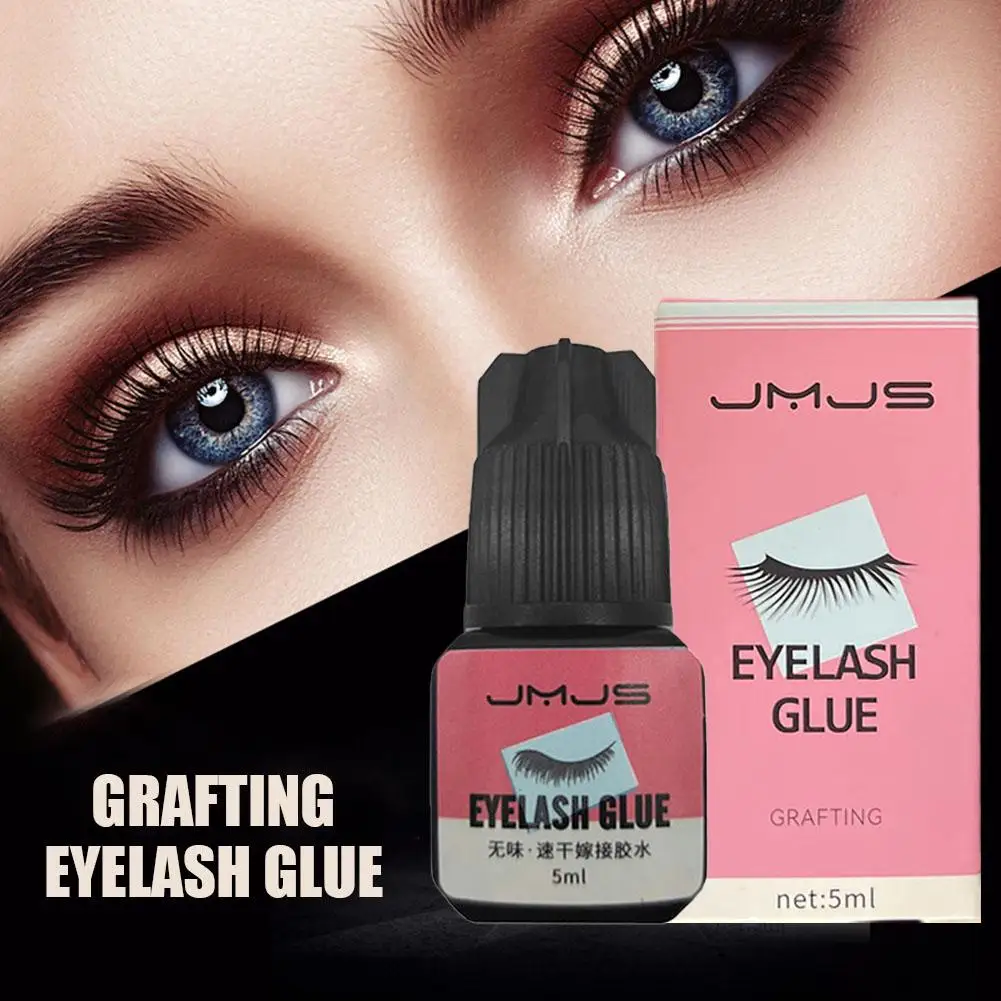 5ml extra starke Wimpern kleber verlängerung geruchs arm 1 Sekunde schnell trocknender Wimpern kleber für falsche Wimpern wasserdichter Kleber lift gl x3z0