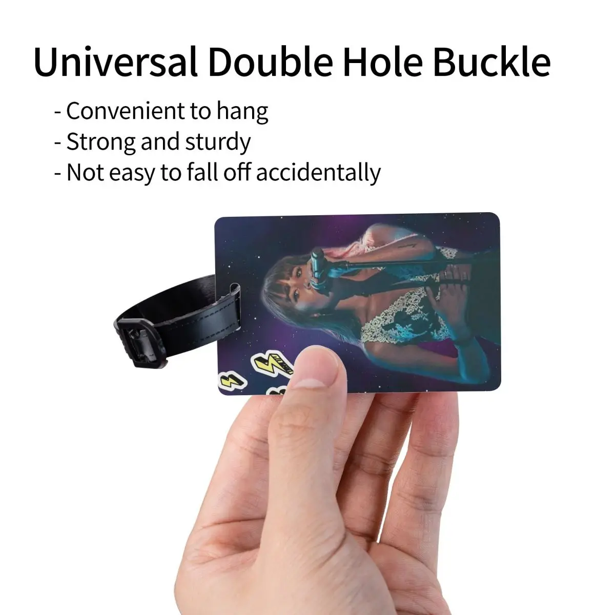 

Aitana Ocana Singer Luggage Tags Suitcase Accessories Travel Baggage Boarding Tag Label Holder ID Name Address