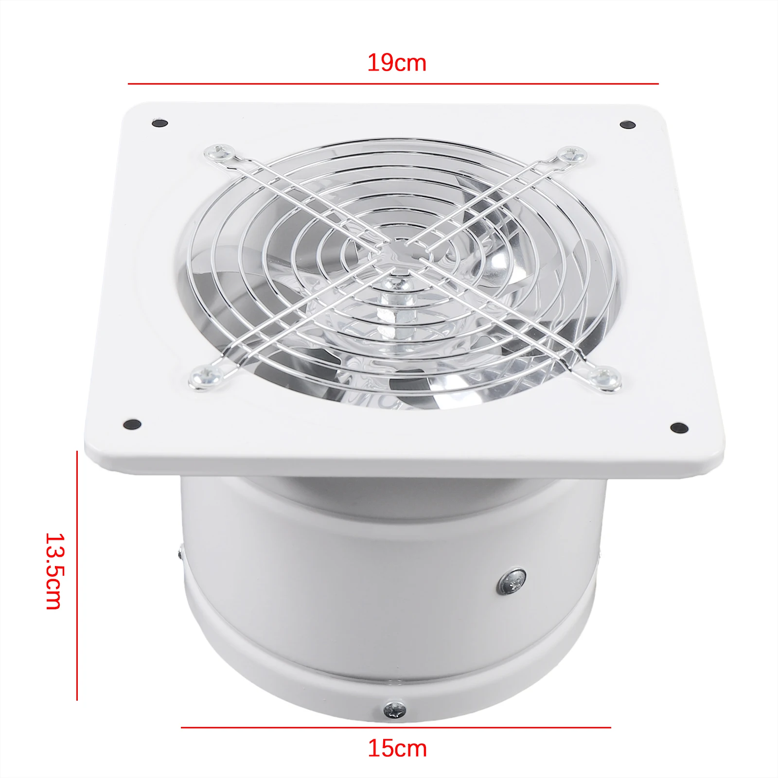 Aspiratore a parete da 6 pollici aspiratore a basso rumore ventilatore finestra per cucina bagno wc bianco 110V 40W