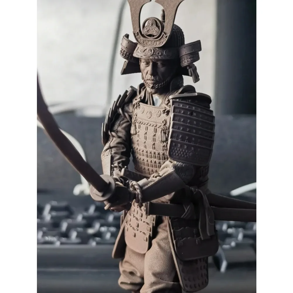 Japan Style Shogun Japanese Samurai Warring States Period 3D Printing Model DIY Coloring Self-assembly Figurines Miniatures