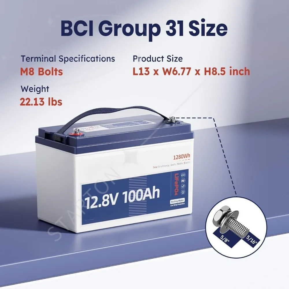 12V 100Ah Tm Low-Te…