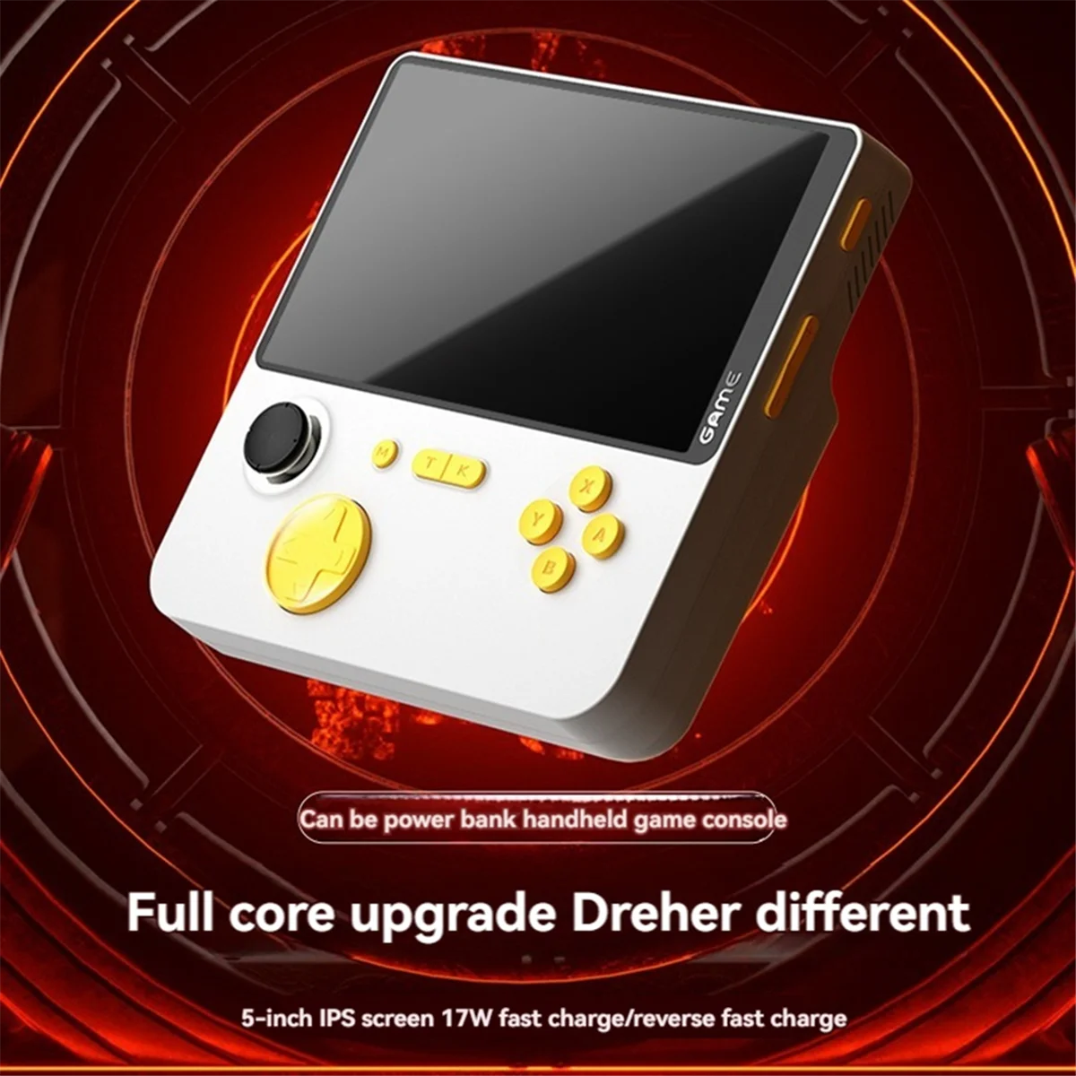 Konsol Video Game Genggam T35C E5 128G 20000 Game Konsol Game Retro HD 5 Inci 6000MAh Mendukung 13 Emulator D