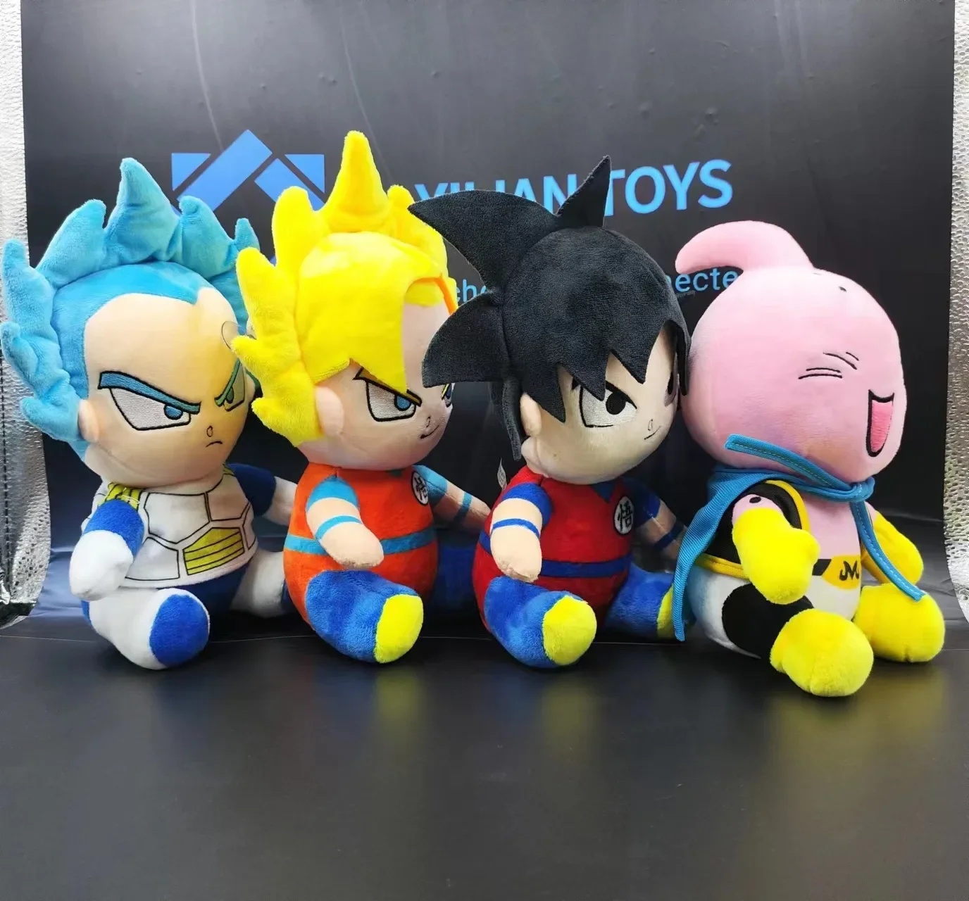 HOT !!Dragon Ball Plush Stuffed Toys Saiyan Goku Vegeta Buu Cartoon Japan Anime Figure Doll Baby Birthday Gifts Home Decor
