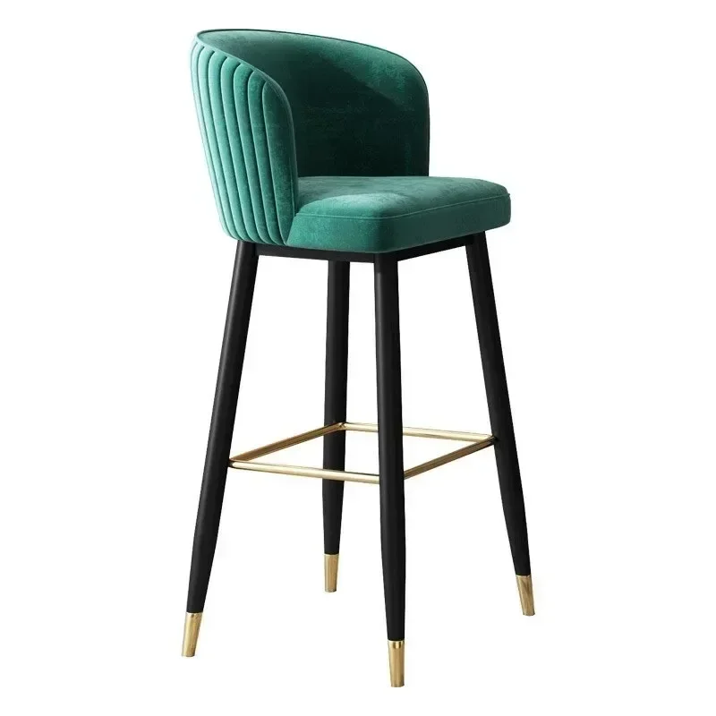 Nordic Home Bar Stools Kitchen Counter Bathroom Luxury Design Bar Chair Modern Design Dresser Sillas Para Comedor Furniture