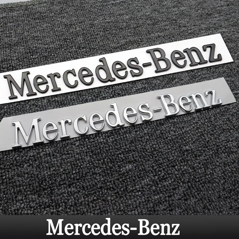 

Car 3D Emblem Accessories Trunk Body Badge Decoration Stickers For Mercedes Benz AMG GLE GLS CLA CLE GLC CLS GLA W223 W213 W206