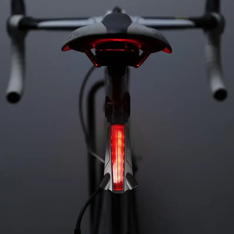 Red Led Rear Cycling Lights USB Rechargeable Safety Projection Warning Light High-Efficiency Cycling Accessories Long-Lasting