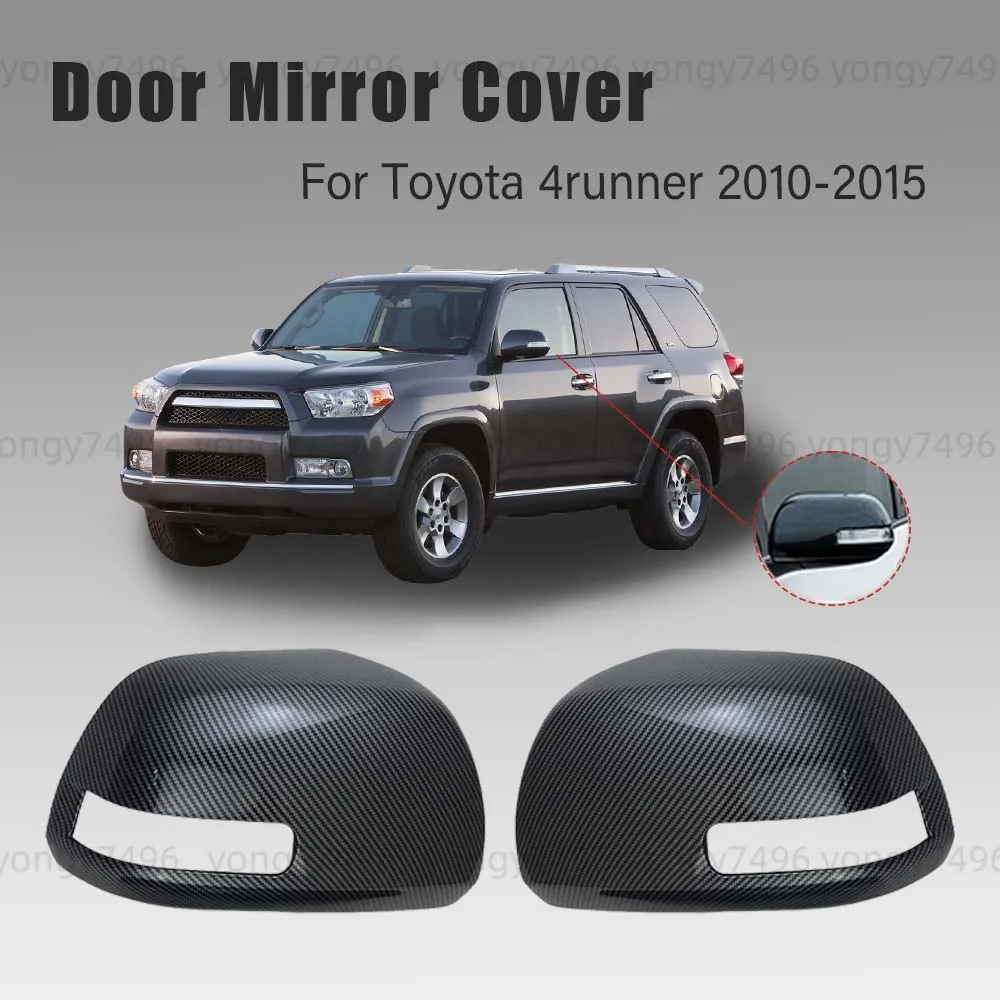 

Накладка на боковое зеркало из углеродного волокна для Toyota 4runner 2010 2011 2012 2013 2014 2015, матовый черный автомобильные аксессуары, украшение