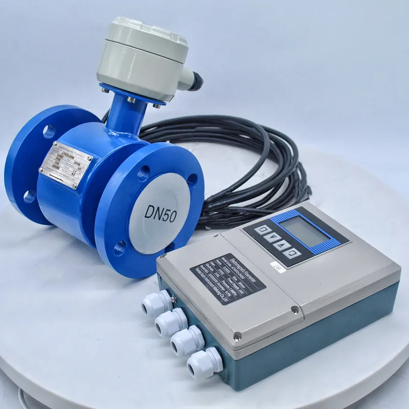Intelligent Electromagnetic Flow Meter Sea Water Flow Sensor Water Conservancy Flowmeter