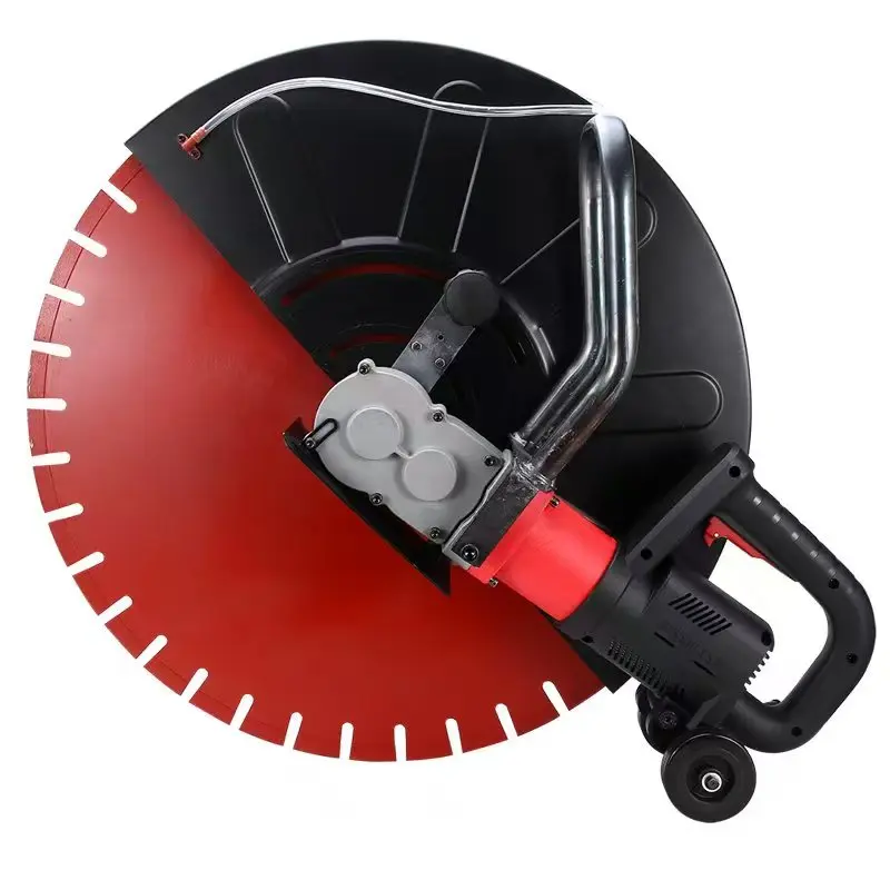 

Новая портативная промышленная электрическая ручная пила для резки бетона с диском 650 мм, портативная машина для резки бетона