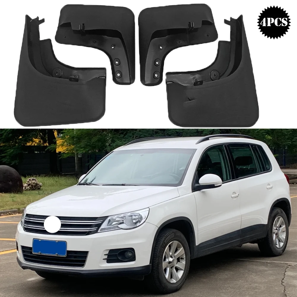 

4pcs Car Mud Flaps For Volkswagen VW Tiguan MK1 2007-2015 Mudguards Splash Guards Fender Mudflaps Car Accessories