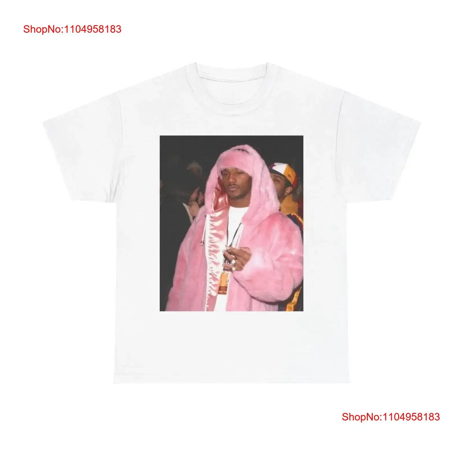 

Camron diplomats T shirt vintage pink fur coat graphic Rap Heavy Cotton vintage Washed Slightly Top For Everyday Wear Stretched