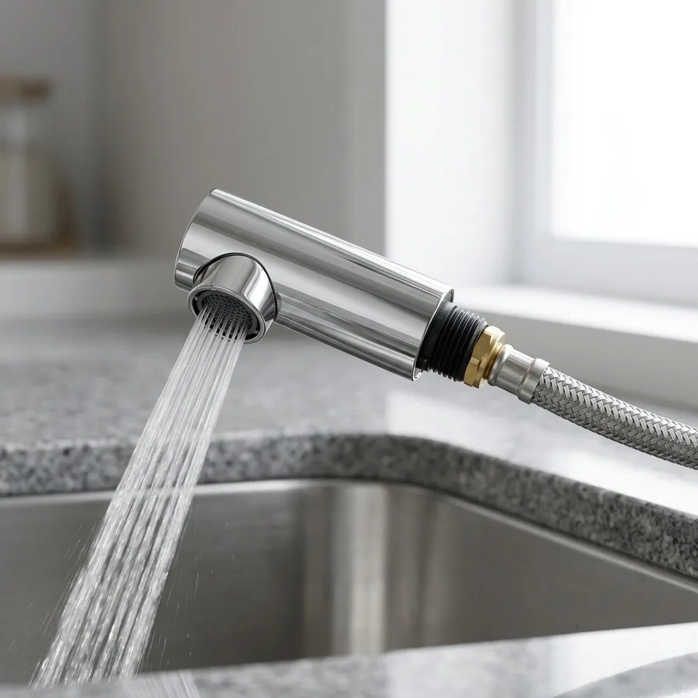 ABS Detachable Faucet Nozzle Telescopic Tap Extension Head Anti-Splash Water Saving Spout Kitchen Bathroom Sink Tap Accessory