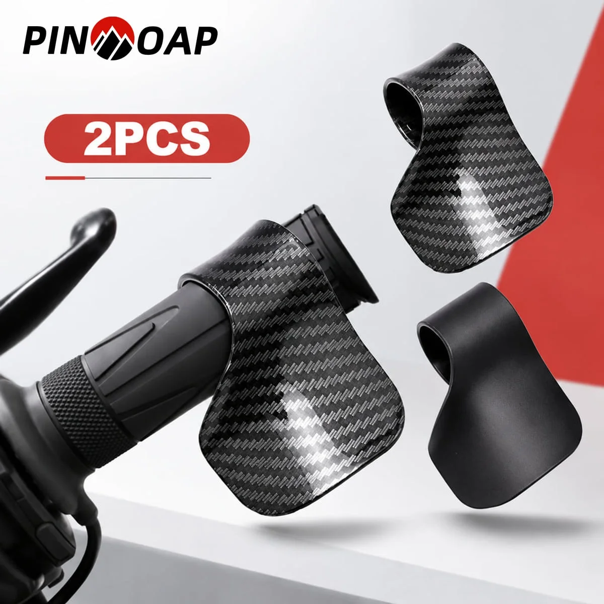 PINMOAP Motorcycle Throttle Assist Cruise Control Wrist Rest for 22-25 mm Motorcycle Scooter E-Bike Handlebar Grip