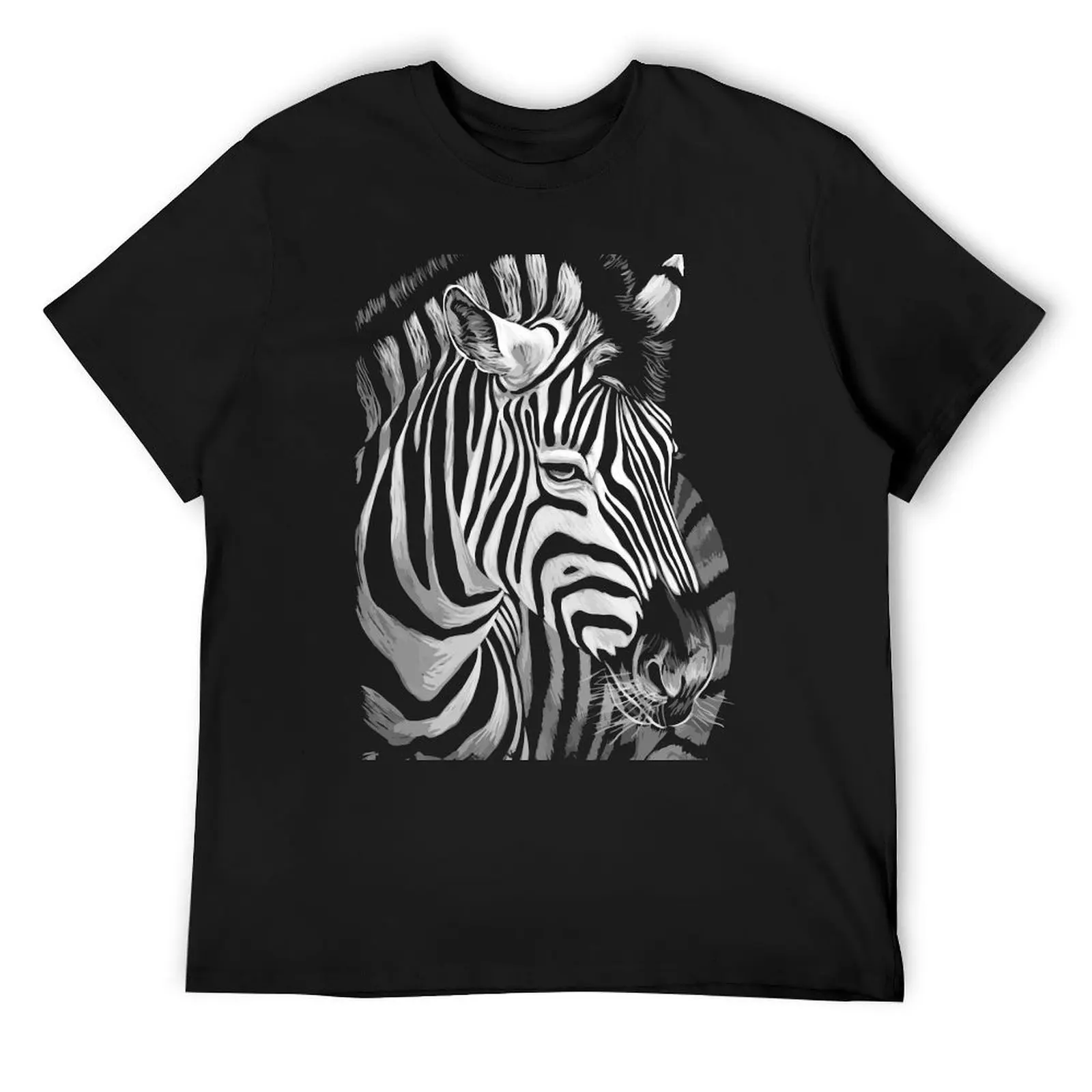 

Zebra Painting T-Shirt kawaii clothes oversizeds t shirts for men