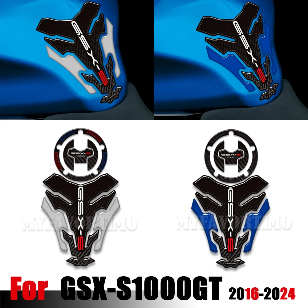

For Suzuki GSX-S 1000 S GT GSX-S1000GT GSX S1000 GSX-S1000 Tank Pad Side Gas Fuel Oil Knee Protector Stickers Decals 2016-2024
