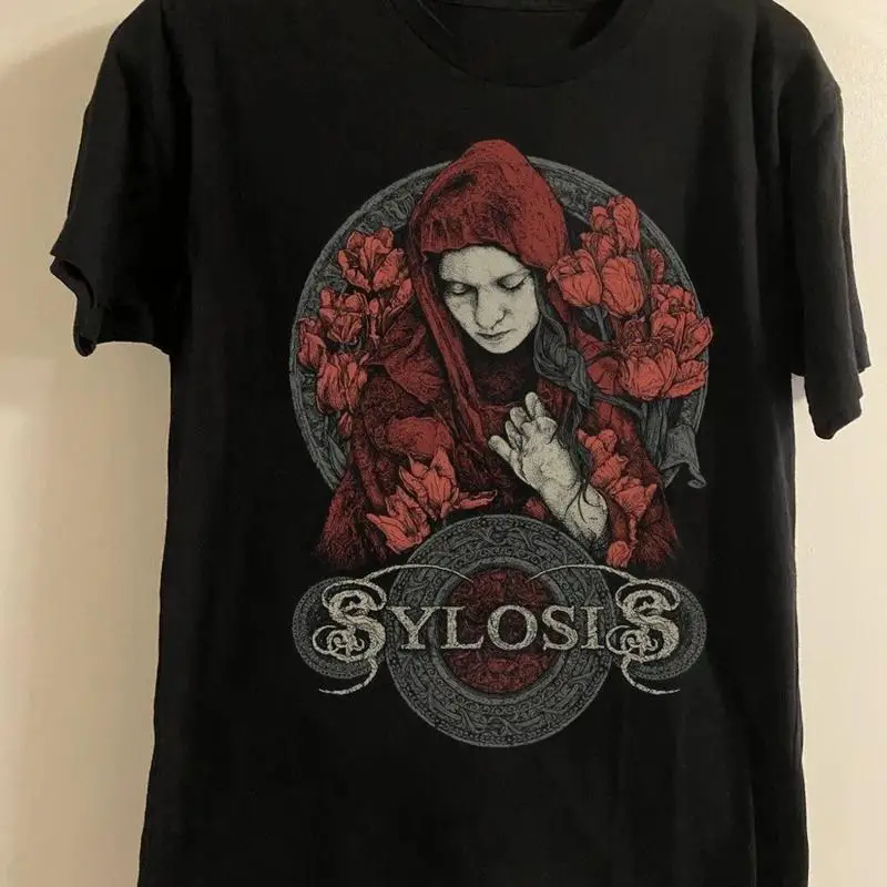 

Vtg Sylosis Band Logo 100 Cotton All Size T Shirt Adults Kk560