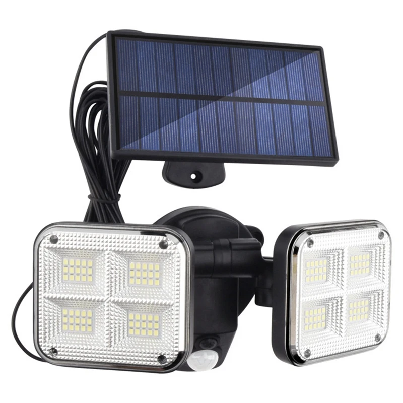 HOT-Bright Solar Lights Waterproof Outdoor Indoor Solar Lamp With Adjustable Head Wide Lighting Angle Motion Sensor