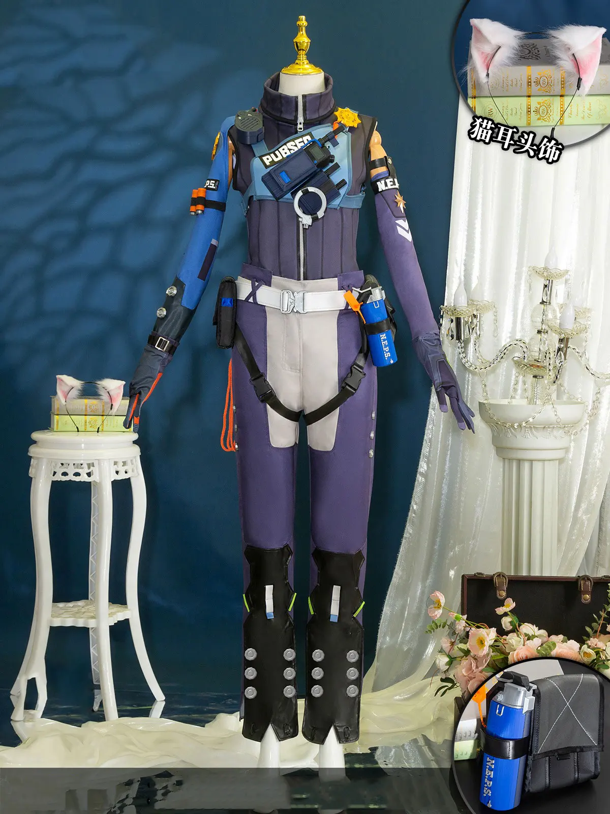 أزياء سيث لول التأثيرية لعبة Zenless Zone Zero بدلة تنكرية للهالوين كرنفال أزياء حفلات الرسوم المتحركة مصنوعة حسب الطلب