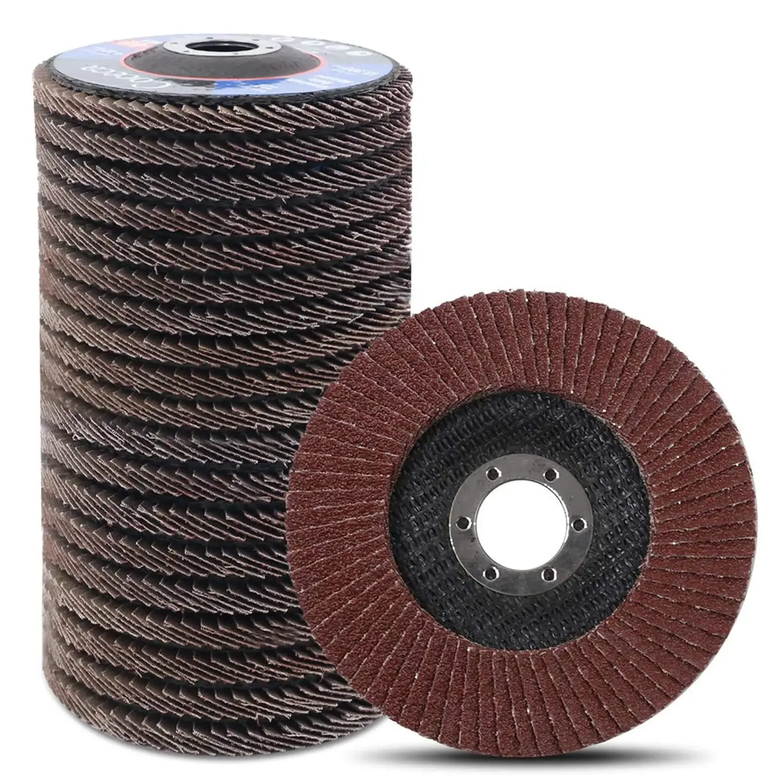 

5Pcs Zirconia Flap Discs 115/125mm Sanding Discs 40/60/80/120/125 Grit Grinding Wheels Blades for Angle Grinder Finishing