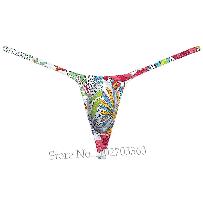 Bikini Briefs Men's Underwear String Beachwear Sexy G-String for Man Swim Thong Contour Pouch Bodybuilding Posing Tangas Beach