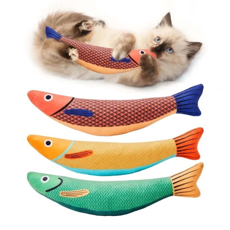 

Durable And Sustainable Cloth Catnip Toys Soft Sound Interactive Cat Kicker For Indoor Kitten Exercise Cat Products