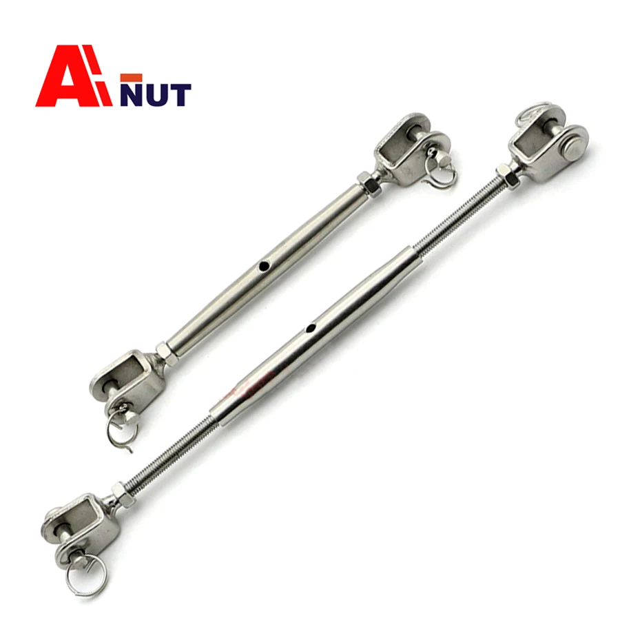 

M16 Turnbuckle Hook , 304/316 Stainless Steel Rigging Screws ,Closed Body Welded Forks , J013