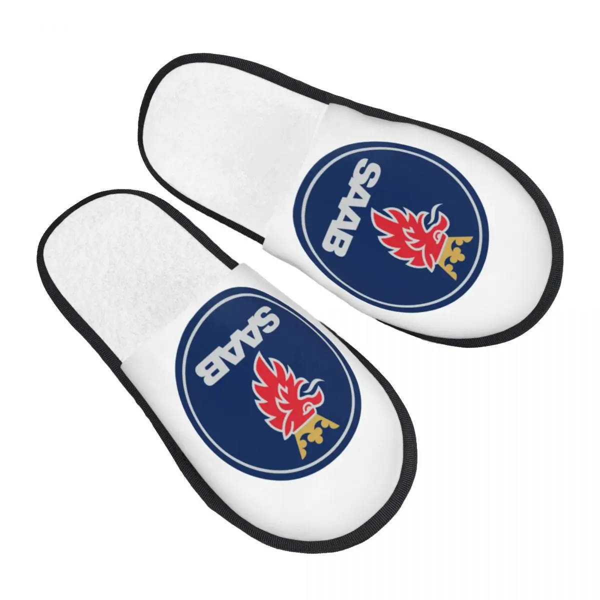 Custom Swedish Saabs Scanias Trucks Comfy Scuff Memory Foam Slippers Women Bedroom House Shoes