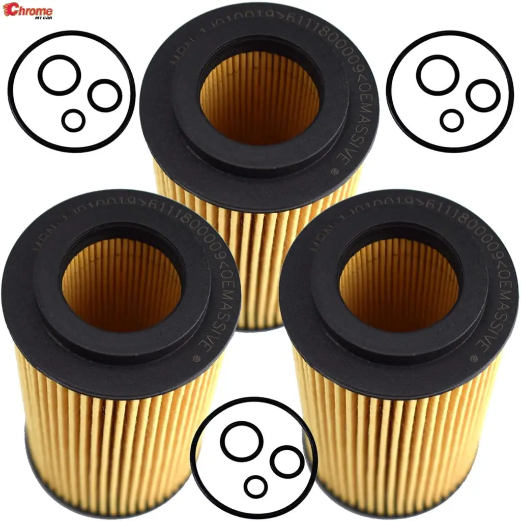 3x Oil Filter For Benz Sprinter 4.6-t 5-t 408 CDi, 413 CDi, 415 CDi, 416 CDi, 509 CDi, 511 CDi, 513 CDi, 515 CDi, 616 CDi Diesel