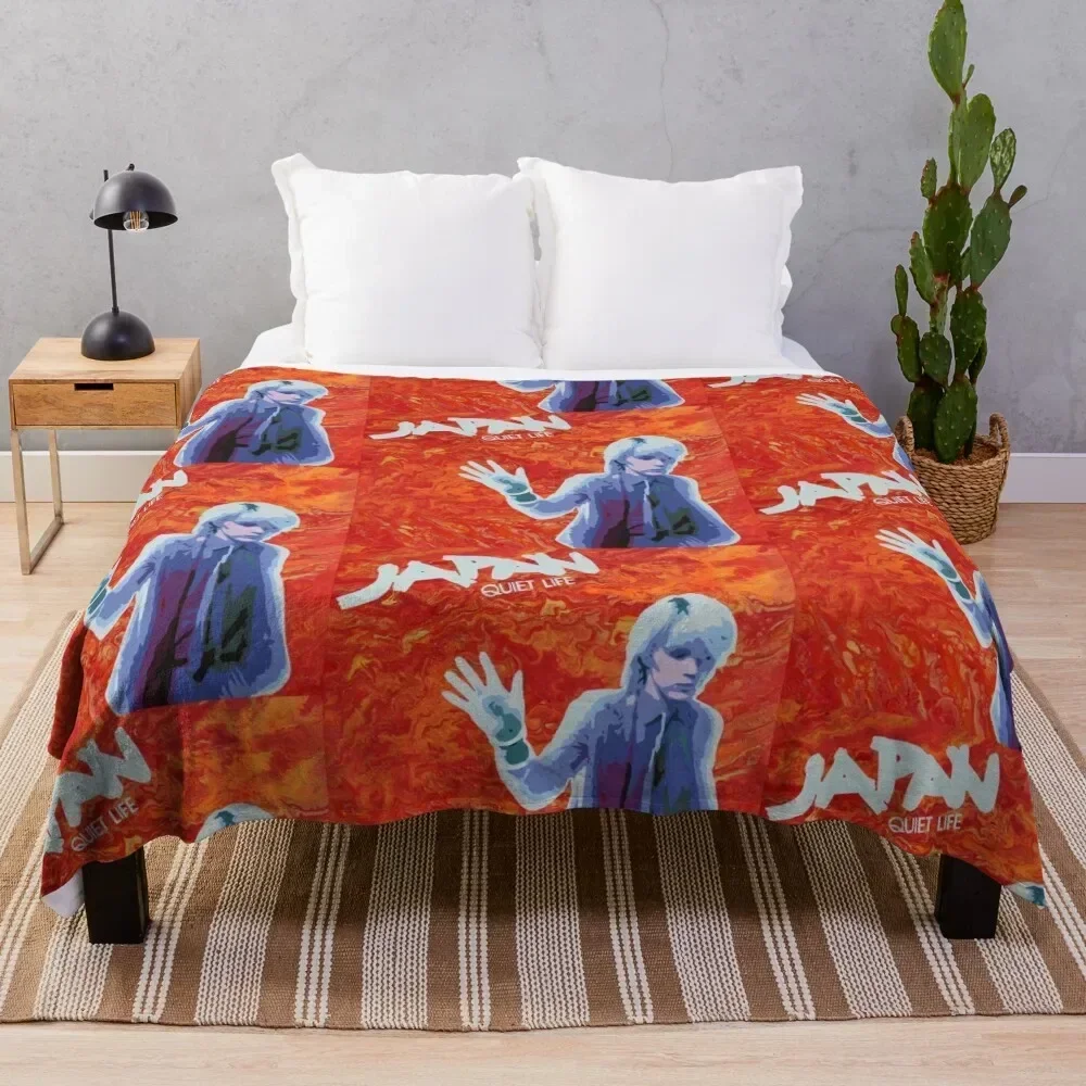 

David Sylvian Throw Blanket Outdoor Soft Blanket for Picnic Beach Camping