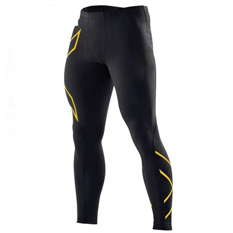 Pantalon de sport à compression pour homme, leggings de fitness à séchage rapide, entraînement sportif, basket-ball, tiXI, gym, course à pied, objectifs