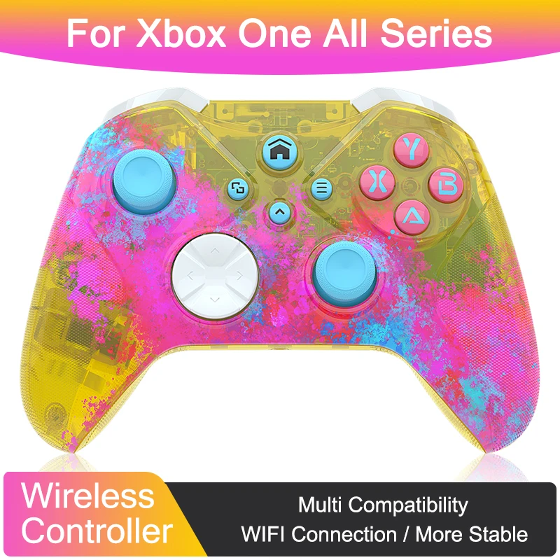 Wireless Gamepad For XBOX One All Series - Hall Effect Dual Vibration 6-Axis Gyro Turbo Function WIFI Controller Accessories