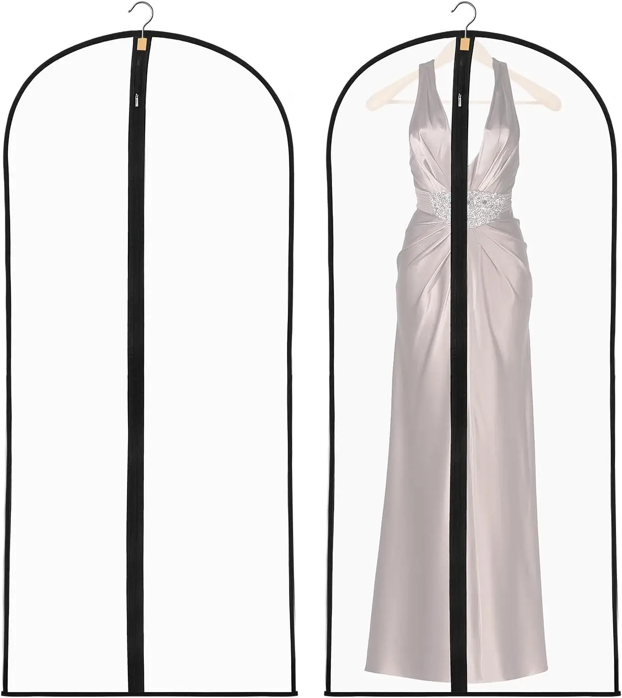 

Многоразовый пылезащитный чехол из экологически чистого нетканого материала для танцевальных костюмов и одежды с усиленными швами, 60x180 см