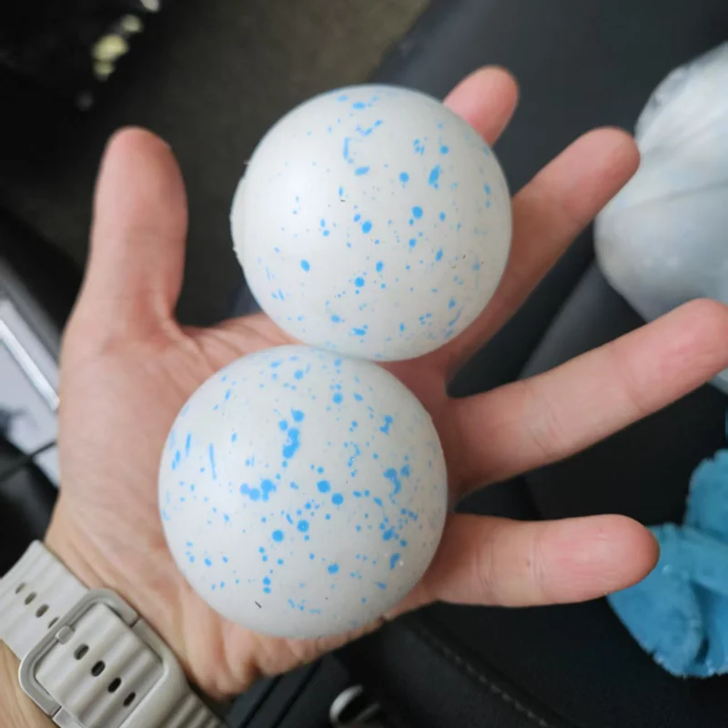 Needoh Snow Ball Crunch Squeeze Stress Ball Soft Quick Rebound Flour Filling Squeeze Toy Non‑toxic For Autism ADHD Stress Relief view 4