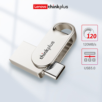 ThinkPlus for Lenovo USB 3.2 Flash Drive 2in1 USB and Type C Pen Drive 32GB-128GB Pendrive Memory Stick Flash Disk for PC Phone