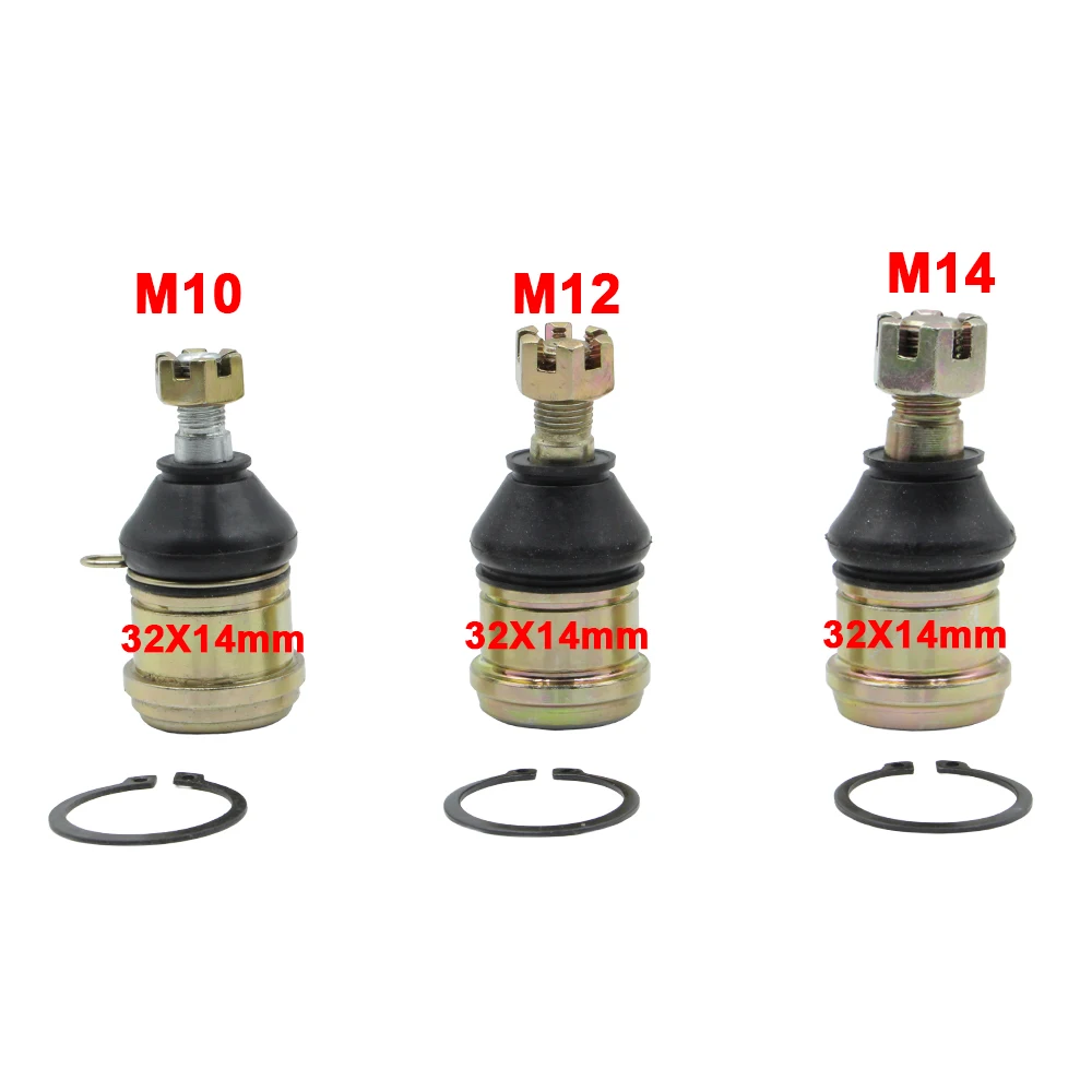 

1pcs-M10/M12/M14 32x14mm Tie Rod Ball Joint Kit For 50cc 70cc 90cc 110cc 125cc 150cc 200cc 250cc ATV UTV Quad Dirt Bike Go Kart