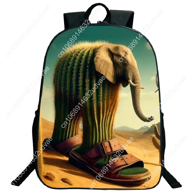 Funny Italian Brainrot Printed Backpack for Boys Girls Cappuccino Assassino Schoolbag Kids Bookbag Italian Brainrot Bags Mochila