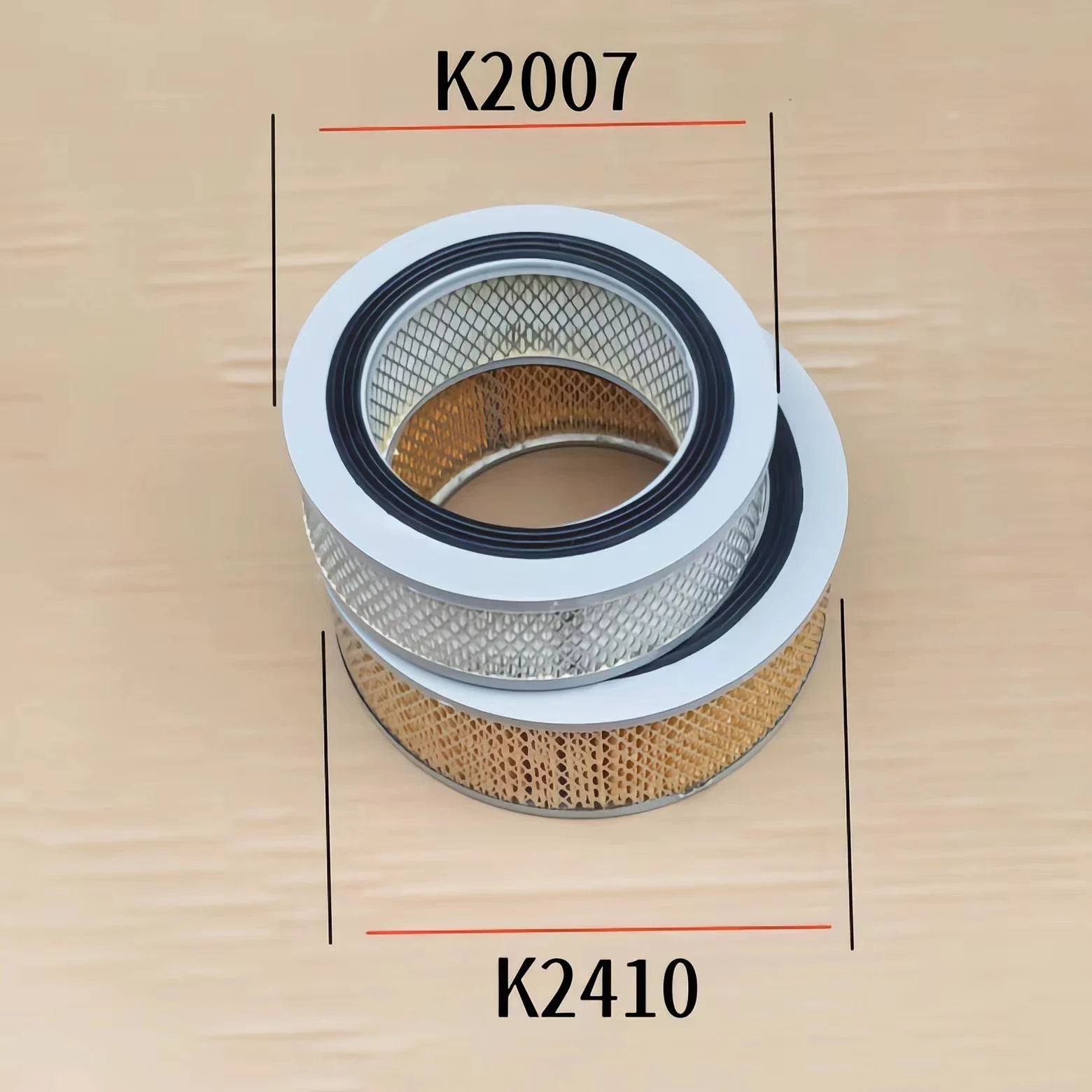 K2007 air filter element; Weichai Huafeng K4100D K2007 engine air filter K4100ZD ZH4102 R4105D generator set air filter element