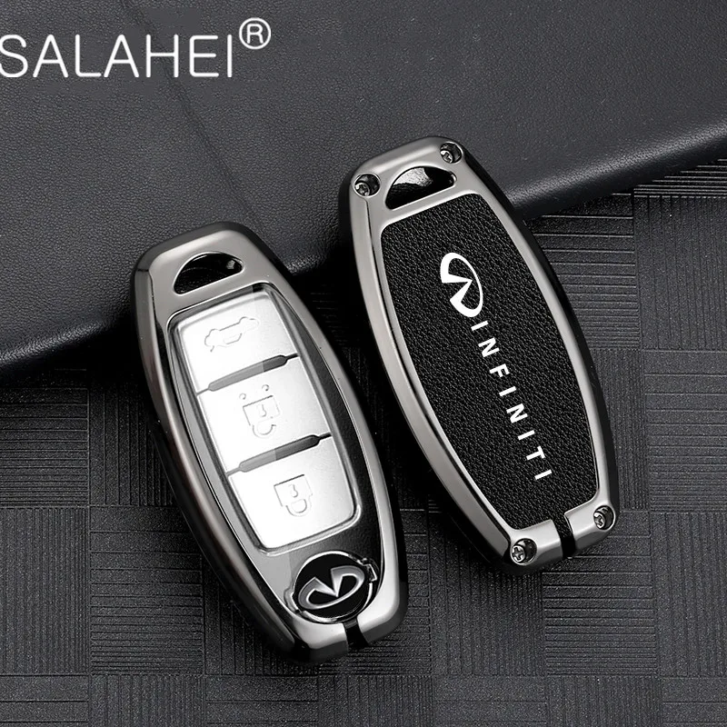 Car Key Fob Case Cover For Infiniti G25 G35 G37 Q40 Q50 Q60 Q70 Q80 QX50 QX56 QX60 QX70 QX80 EX35 FX35 FX45 M35 M37 M45 M56 JX35 view 3