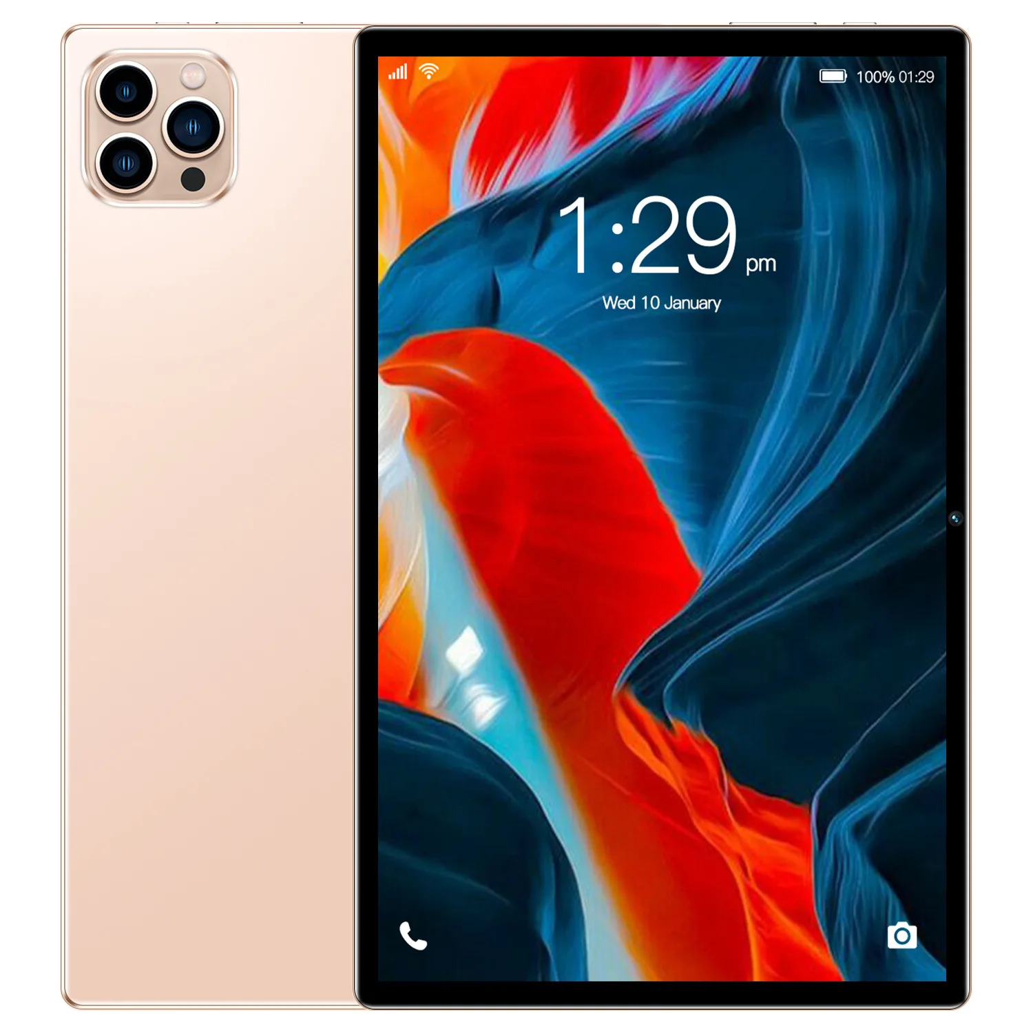 Tablet PC Android 12.0 de 10 polegadas com teclado e caneta WIFI HD Touch Screen desenho pad para escola para estudantes