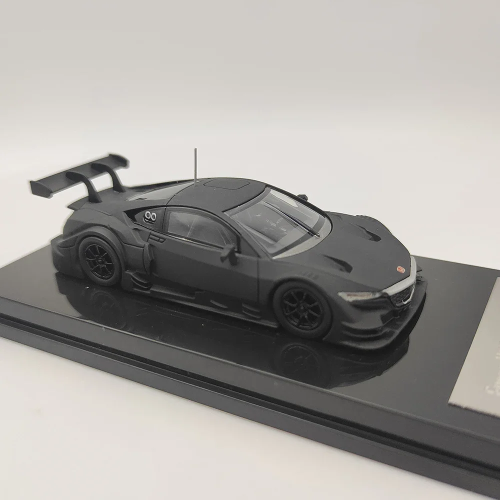 Honda NSX-modelo de coche de aleación negra esmerilada, escala 1:64, juguete coleccionable, regalo, adorno de exhibición de recuerdo