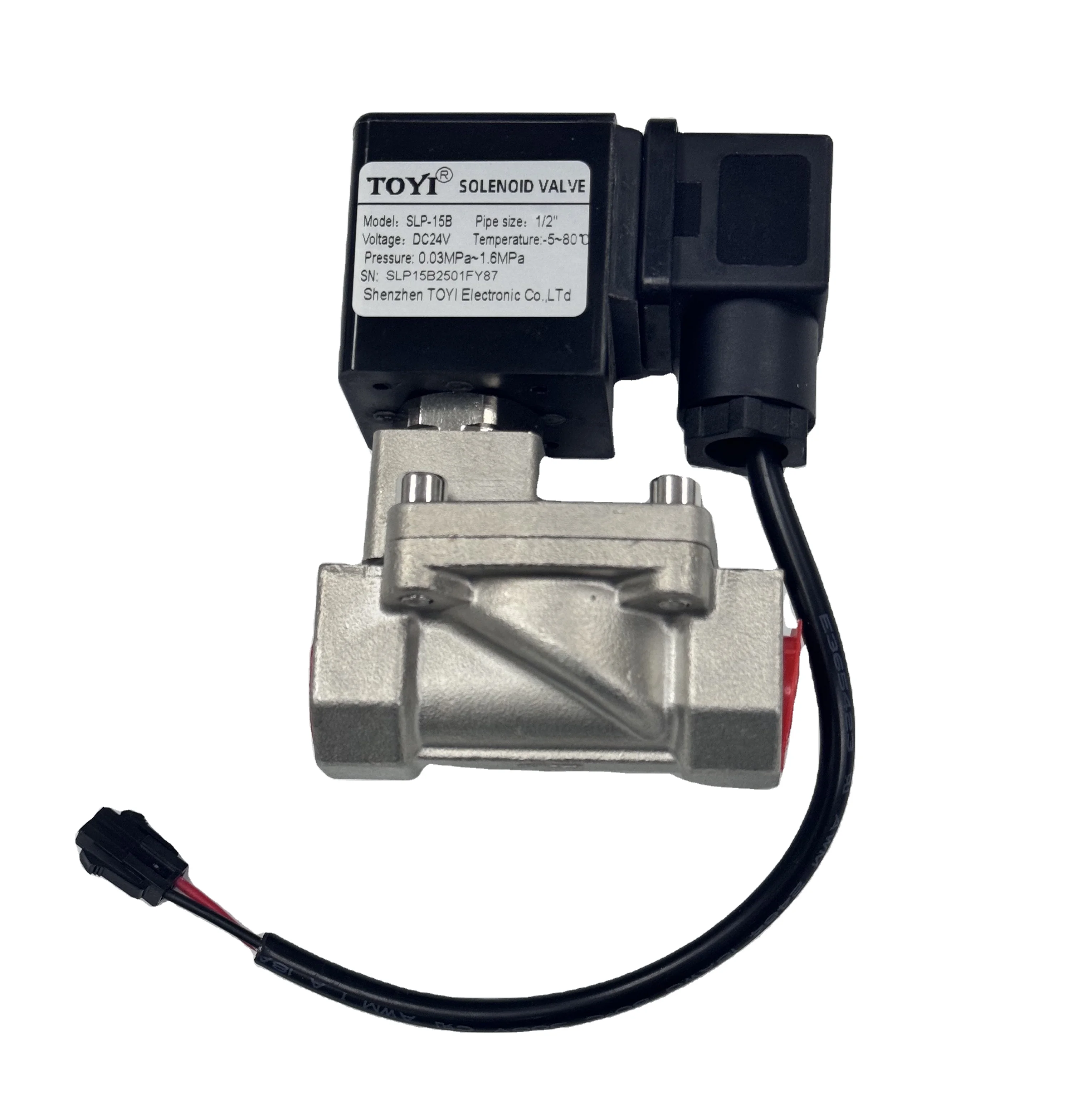 

1/2\"-2\" Stainless Steel Solenoid Valve with Diaphragm Structure Customizable OEM Support Normally Open or Normally Closed