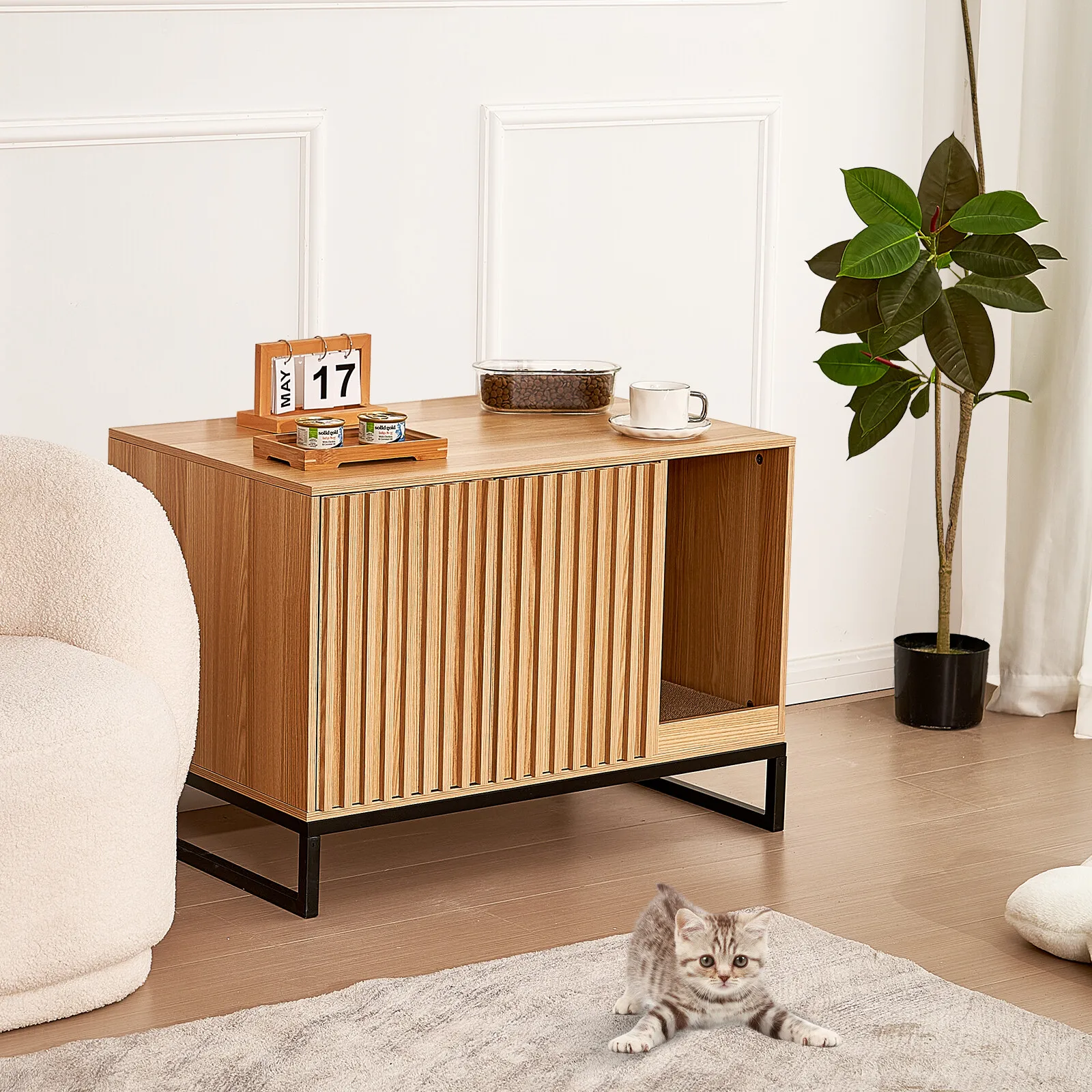 Kattenbak Behuizing Verborgen Kattenbak Meubilair 31,5"L x 20"B x 22"H