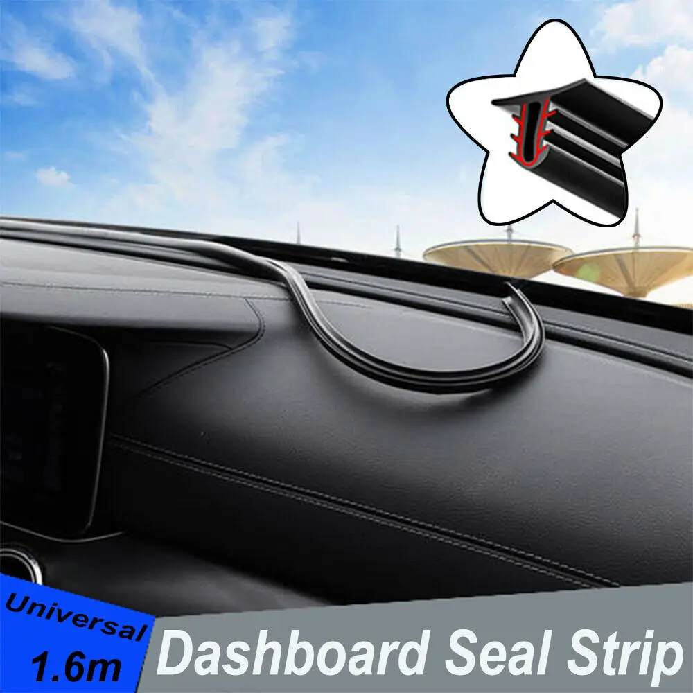 Car Dashboard Sealing Strips Styling Sticker For Lada Xray Vesta Granta For Golf Polo Interior Seal For Kia Rio Solaris Creta