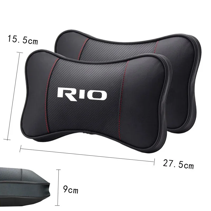 1 قطعة مسند الرأس بالمقعد السيارة شعار السيارات وسادة الرقبة لكيا ريو بيكانتو Ceed فورتي أوبتيما K2 K5 K9 K7 K3 اكسسوارات الداخلية المنظم #6